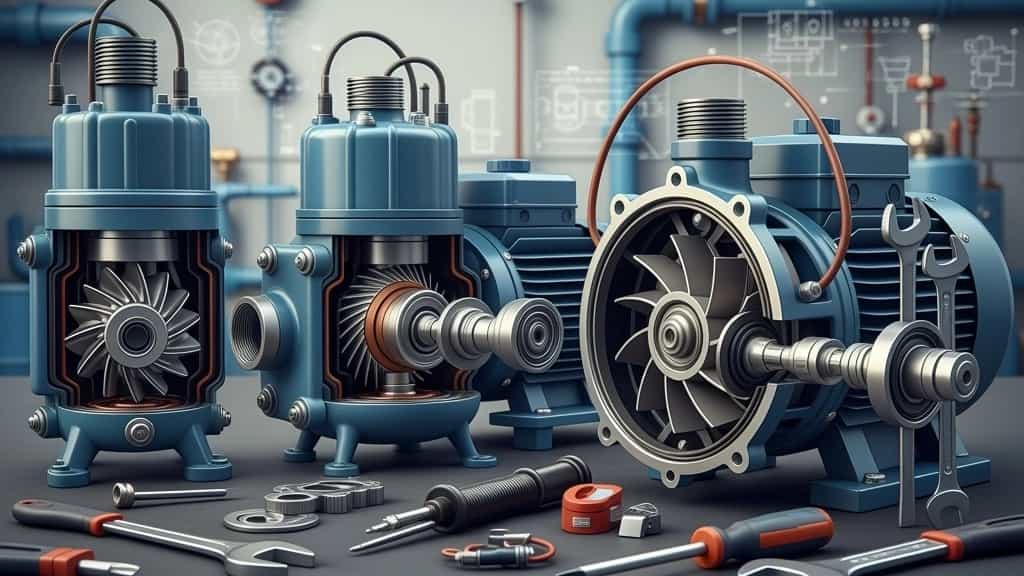 علت خرابی پمپ‌های آب و راهنمای عیب‌یابی پمپ های کفکش و شناور در کاشان